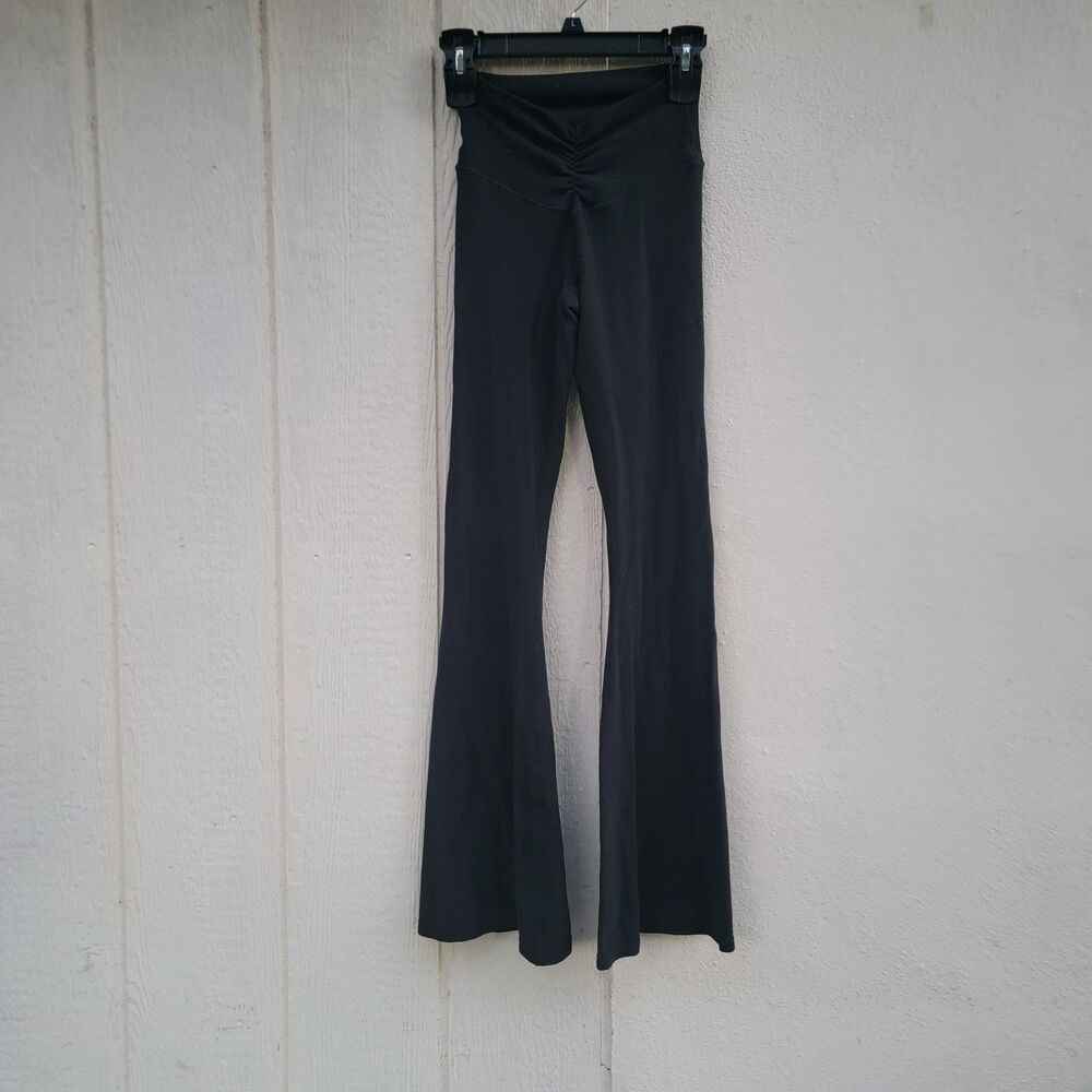 Offline by Aerie Real Me Flare Hi-Rise Black Leggings Size S